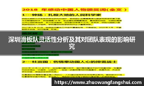 深圳滑板队灵活性分析及其对团队表现的影响研究
