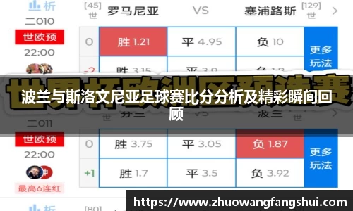 波兰与斯洛文尼亚足球赛比分分析及精彩瞬间回顾